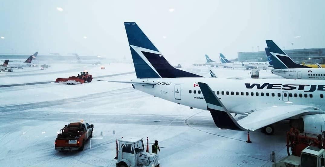 بارش برف و کولاک در GTA و کنسل شدن پروازهای فرودگاه پیرسون تورنتو