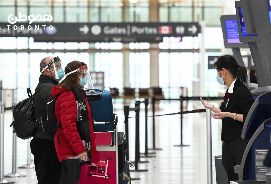 فرودگاه پیرسون تورنتو هنوز از همه مسافران ورودی آزمایش کرونا نمی‌گیرد