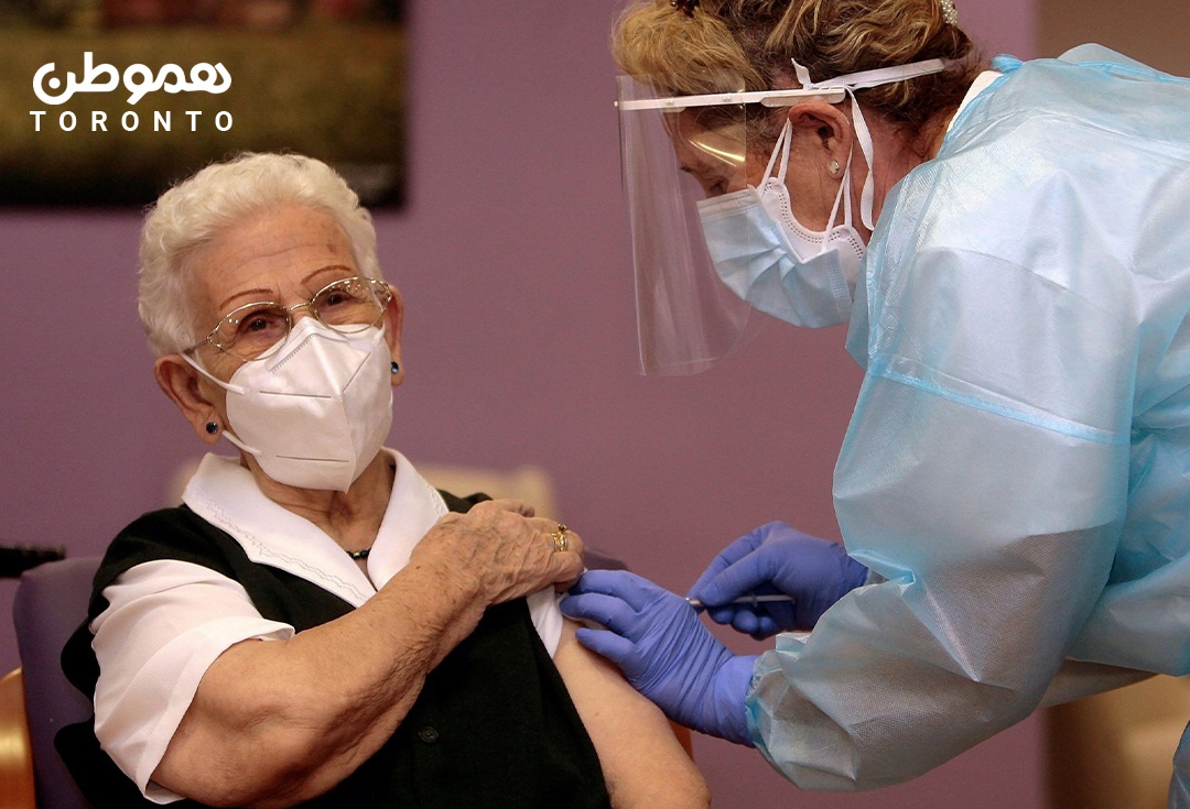 تزریق دوز چهارم واکسن کرونا به ساکنان خانه های سالمندان آنتاریو
