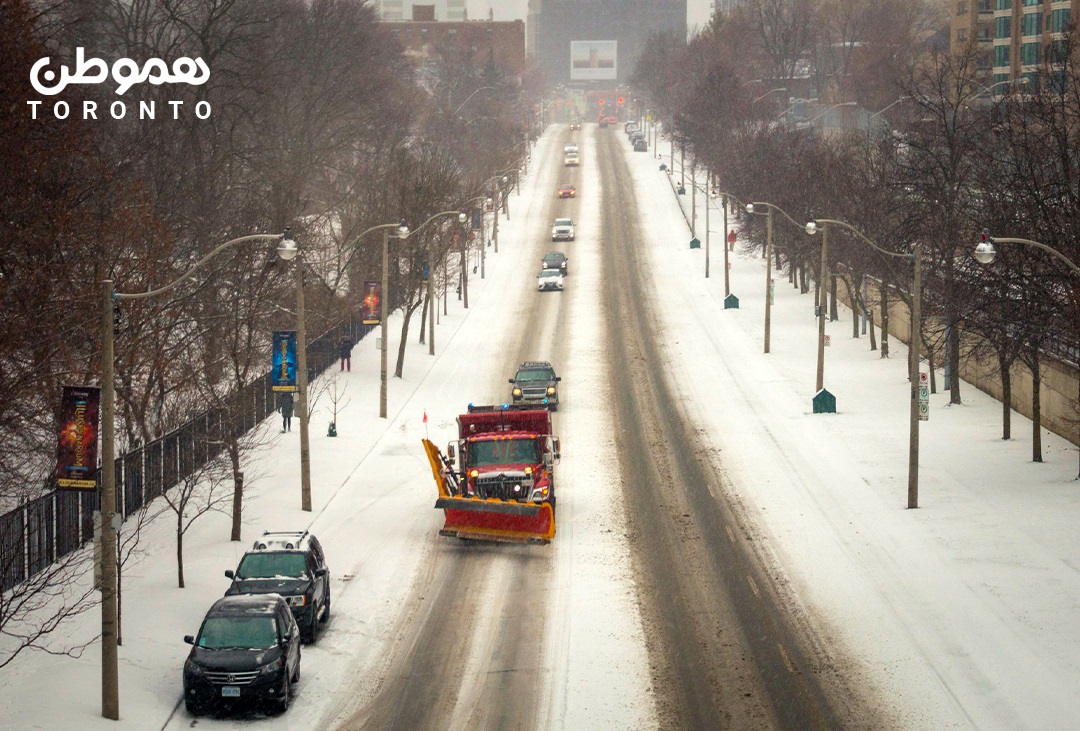 شهرداری تورنتو: ۴۵ هزار تن برف از خیابان ها پاک کرده ایم