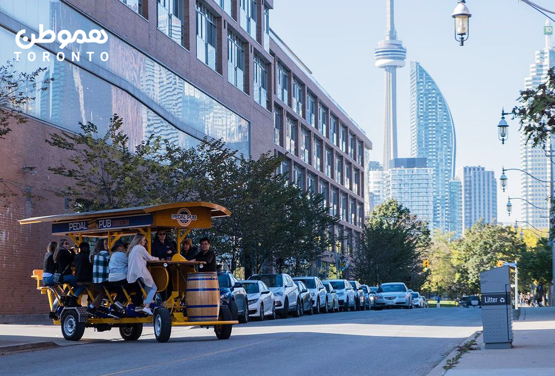 رکاب بزنید و نوشیدنی میل کنید طرح Pedal Pub امسال تابستان به تورنتو می آید