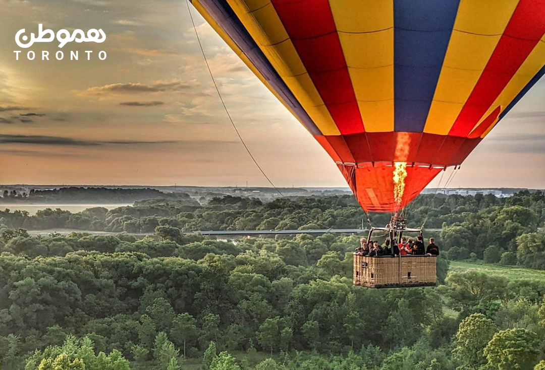 تجربه دلپذیر پرواز با بالون در نزدیکی تورنتو Sundance Balloons