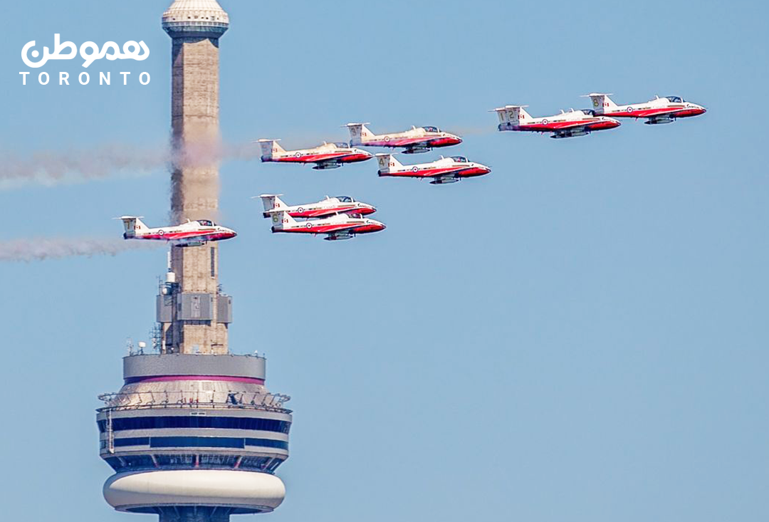 بزرگترین نمایش هوایی کانادا ۳ تا ۵ سپتامبر در تورنتو برگزار می شود
