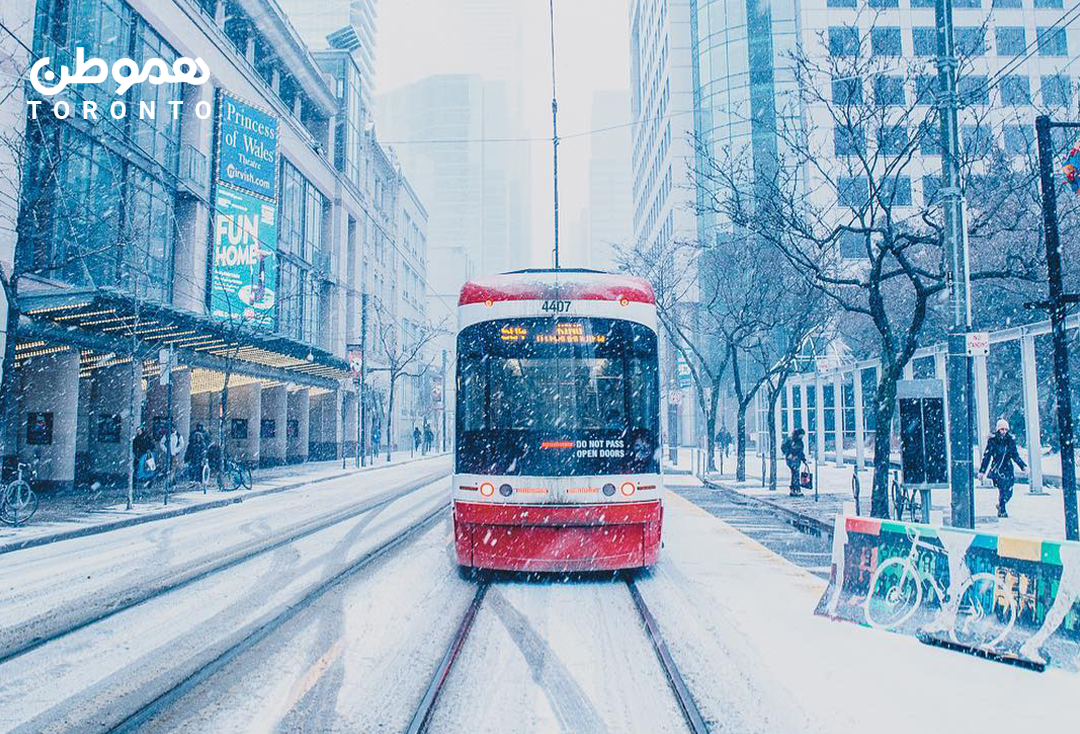 بارش برف در تورنتو – پنجشنبه ۲۳ فوریه:  وضعیت پروازها، ایستگاه های اتوبوس و مدارس