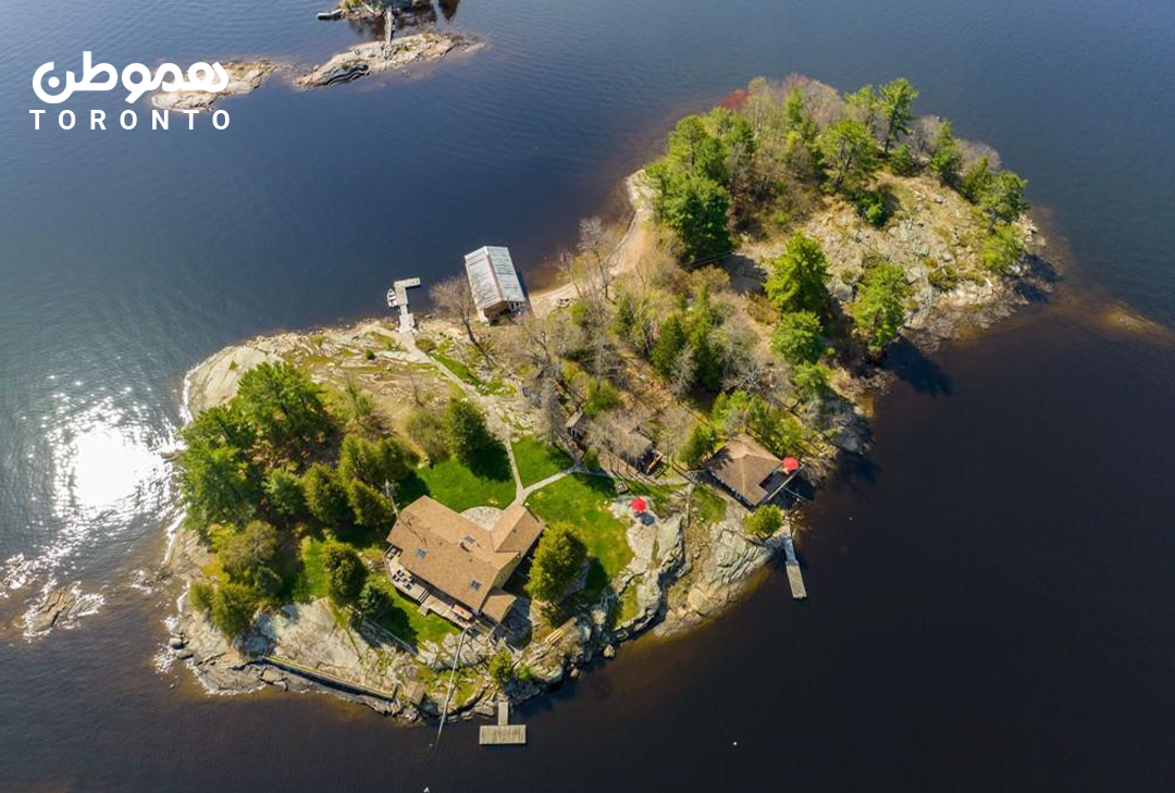 فروش یک جزیره خصوصی در آنتاریو به قیمت یک خانه در تورنتو