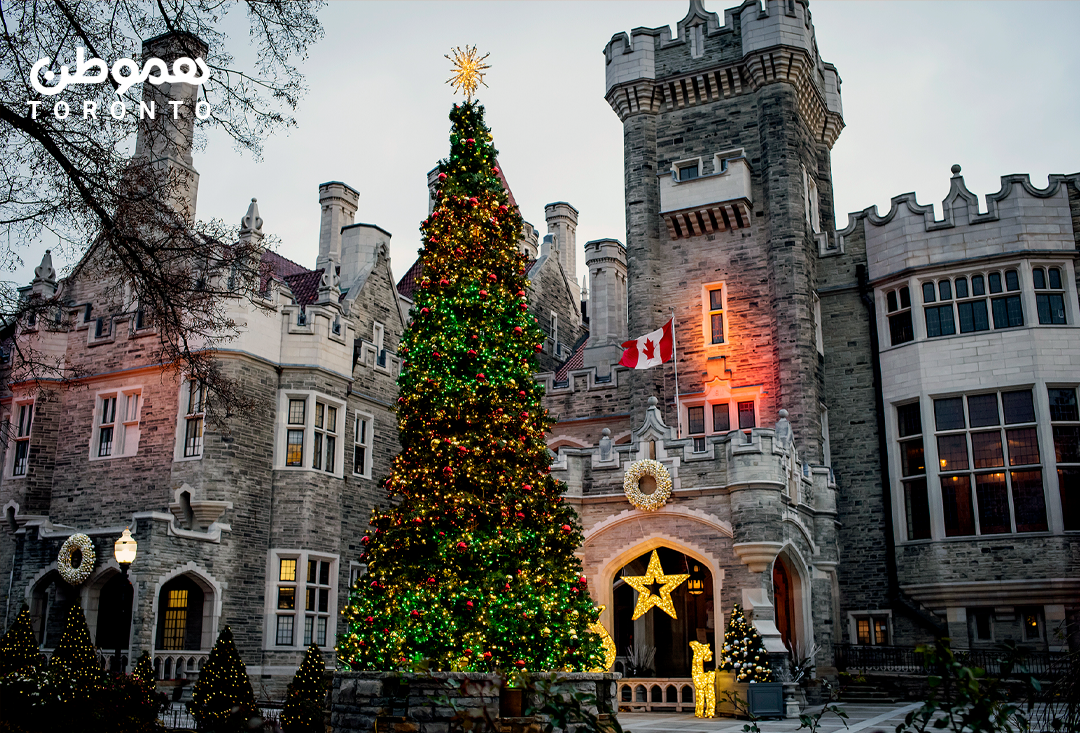 کریسمس جادویی تورنتو قلعه تاریخی کازالوما