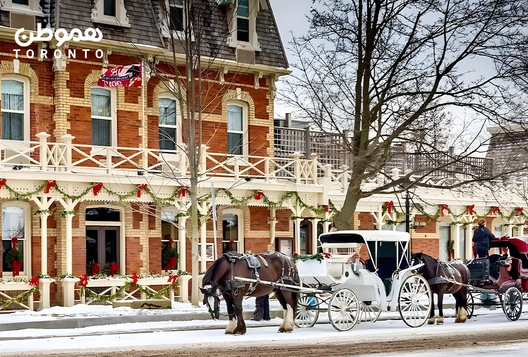 سفر کوتاه به Niagara-on-the-Lake  و شرکت در رویدادهای کریسمسی