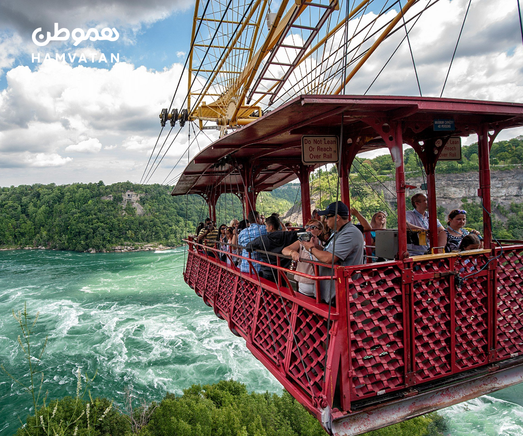 گردش بهاری در آسمان نایاگرا: Whirlpool Aero Car