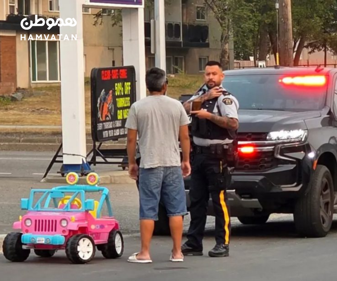 رانندگی با جیپ باربی صورتی: راننده مست در بریتیش کلمبیا توقیف شد