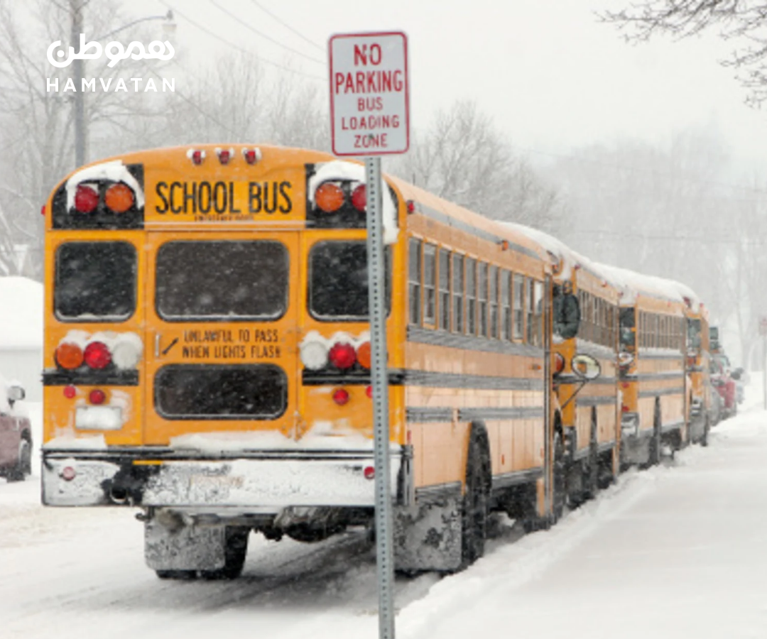 برنامه بورد مدارس تورنتو و یورک ریجن برای تعطیلی مدارس یا لغو سرویس‌ها در زمان برف