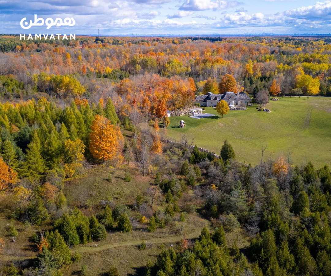 این عمارت زیبا در نزدیکی تورنتو حدود ۷٫۵ میلیون دلار قیمت‌گذاری شده