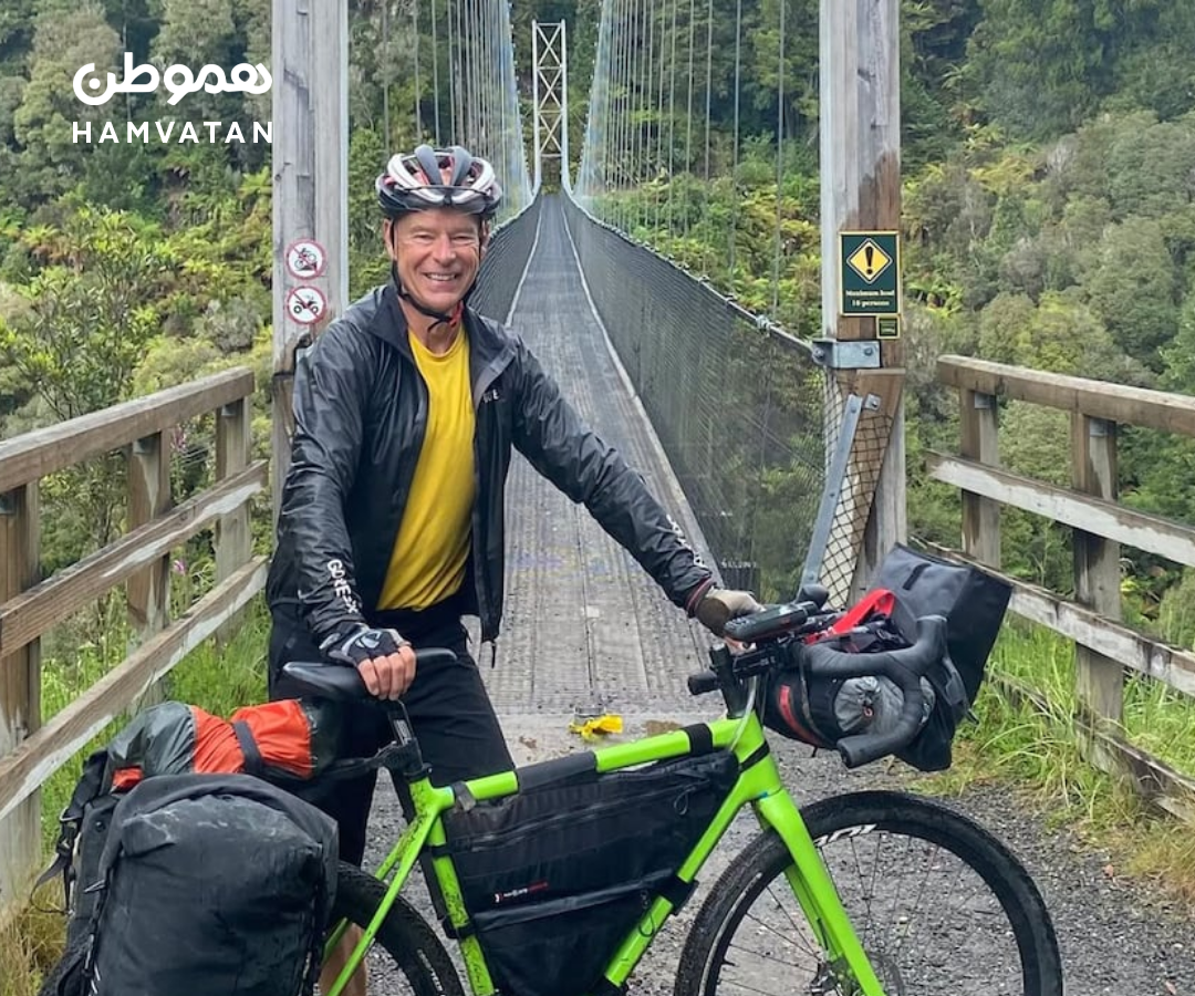 این مرد آنتاریویی دور دنیا را رکاب زد تا برای تحقیقات سرطان پول جمع کند