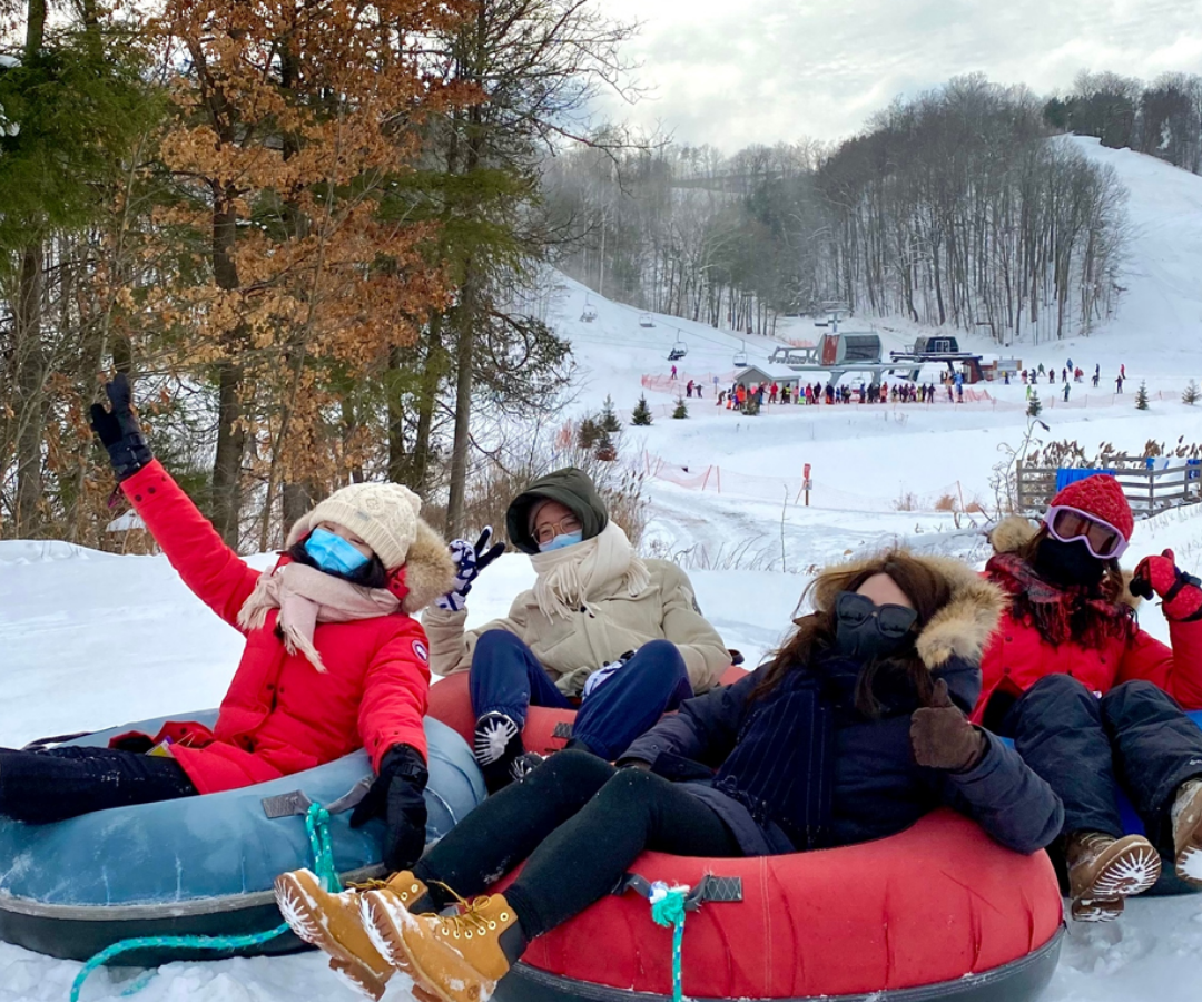 پیست Horseshoe Valley در نزدیکی تورنتو با بزرگ‌ترین مسیر تیوب‌سواری آنتاریو