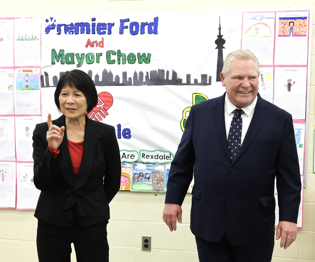 داگ فورد گفته با افزایش مالیات خانه‌های لوکس  شهردار تورنتو مخالف است اما دخالت نمی‌کند