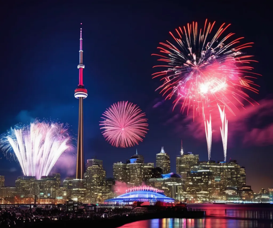 بهترین مکان‌های تورنتو برای  تماشای آتش‌بازی‌های شب سال نو