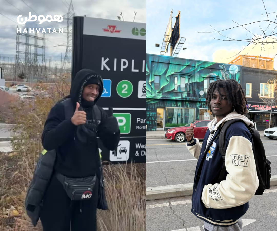 پیاده‌روی از غرب تا شرق تورنتو در نصف روز:  چالش جسورانه دو جوان با اراده