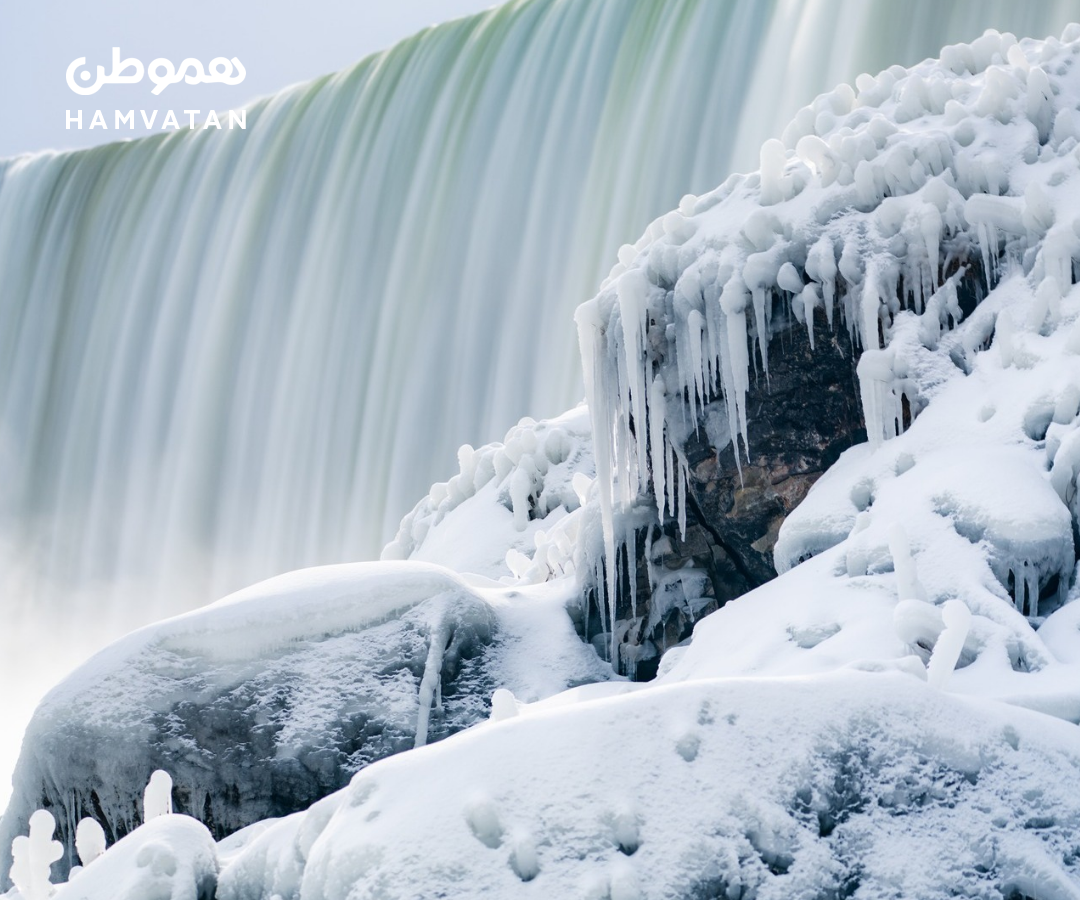 همه فکر می‌کنند این روزها نایاگرا فالز  کاملا یخ زده، اما واقعیت چیز دیگری است