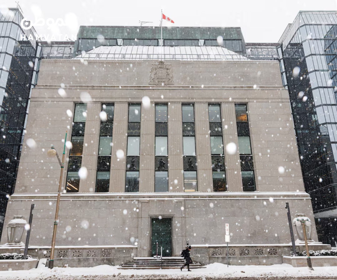 نــرخ بهــره کــانادا روی ۲٫۲۵ درصد ثابت ماند