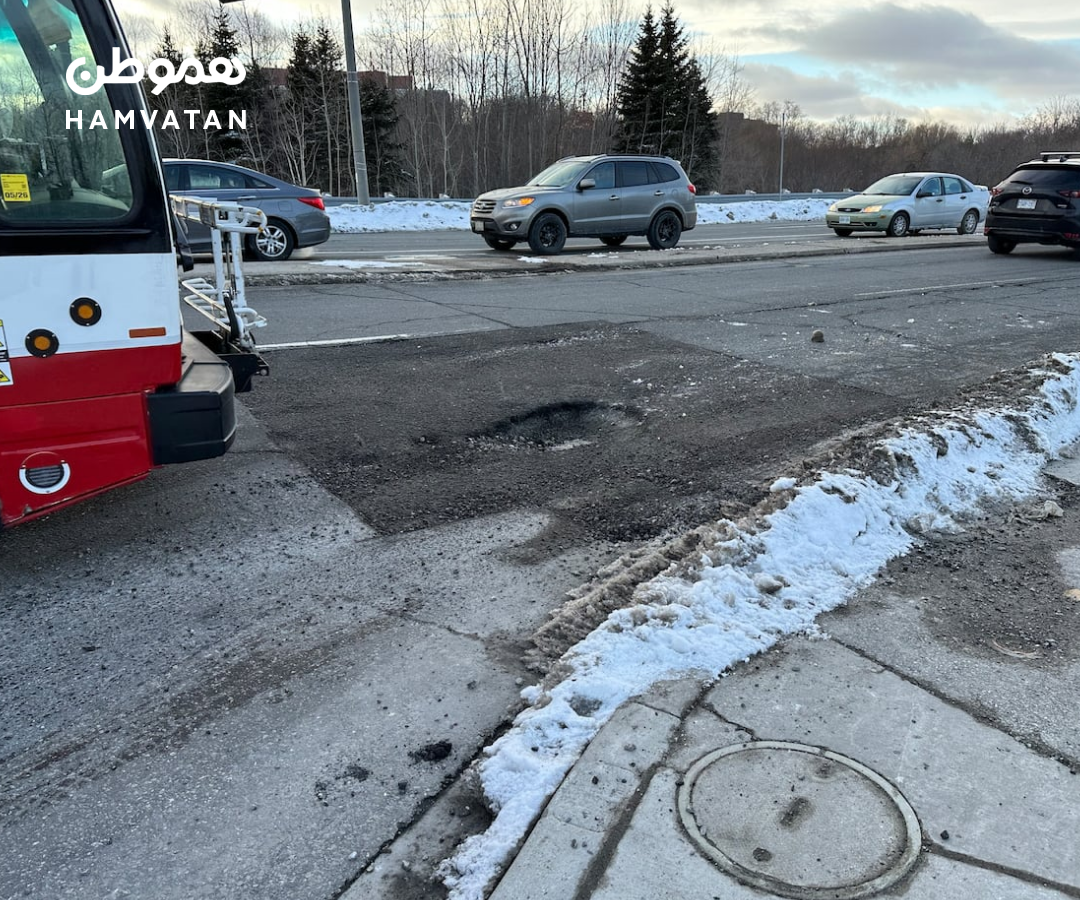 افزایش قابل‌توجه چاله‌های خیابانی در تورنتو پس از یک زمستان سخت