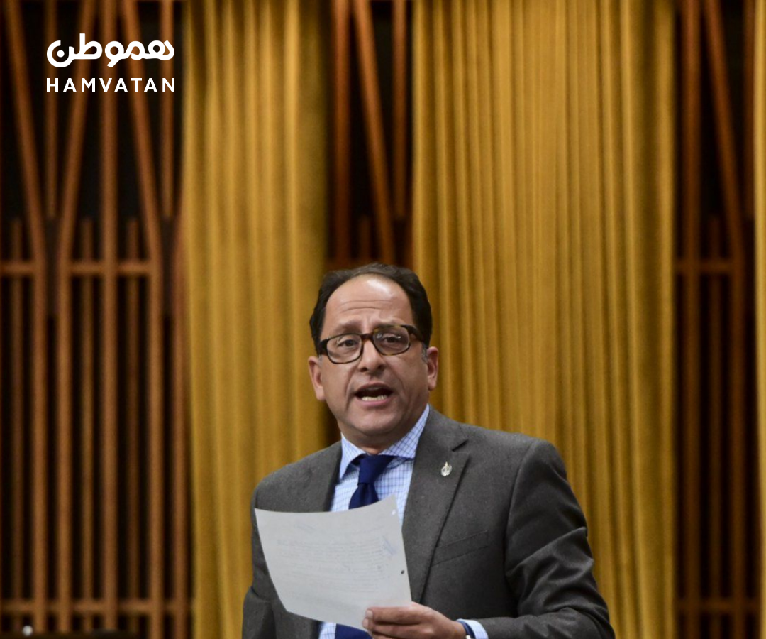 درخواست علی احساسی از شهردار تورنتو برای برافراشتن پرچم شیر و خورشید