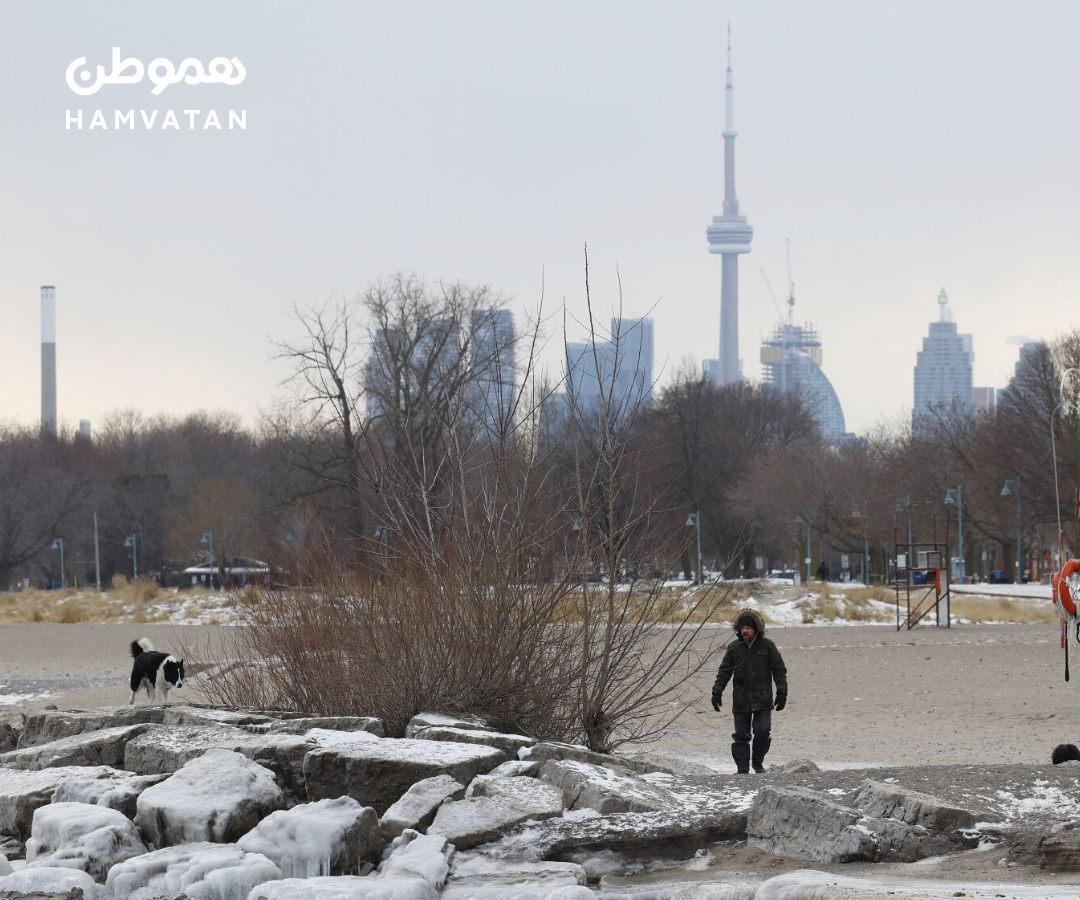 آخرین موج زمستانی در تورنتو  قبل از گرم شدن هوا